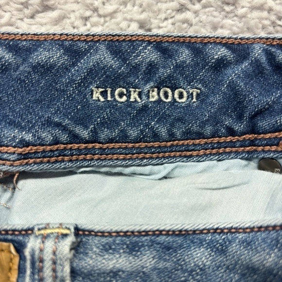 American Eagle Jeans Womens 6 Kick Boot Super Stretch Casual Denim Basic Concert - Picture 3 of 7